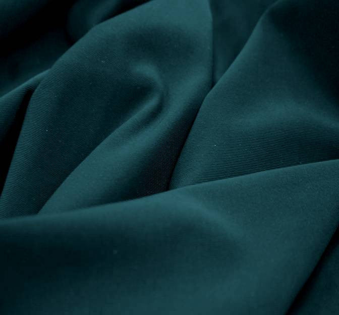 Venezia Span Teal Polyester Spandex Fabric - Teal, 58/60" Width (1 Yard)