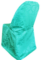 Damask Polyester Folding Chair Cover