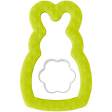 Wilton Comfort-Grip Cottontail & Easter Bunny Cookie Cutter Set, 2-Piece