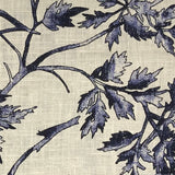 Printed Linen Grape Vines Swatch