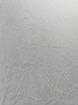 Vine/Root Sequin 4 Way Stretch Mesh Fabric - Vine/Root Sequin Pattern, 54" Width (1 Yard)