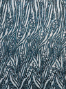 Vine/Root Sequin 4 Way Stretch Mesh Fabric - Vine/Root Sequin Pattern, 54" Width (1 Yard)