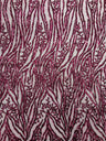 Vine/Root Sequin 4 Way Stretch Mesh Fabric - Vine/Root Sequin Pattern, 54" Width (1 Yard)