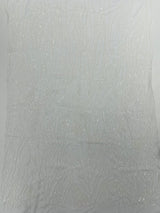 Vine/Root Sequin 4 Way Stretch Mesh Fabric - Vine/Root Sequin Pattern, 54" Width (1 Yard)