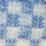 Swim Knit Nylon Spandex Vintage Lace Blue White