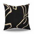 VIVA013 Velvet Fabric - Multi Abstract Embroidery, 20" X 20" (1 Piece)