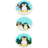 Wilton Marshmallow Edible Hot Cocoa Penguin Drink Toppers, 1.48 oz., 3-Count