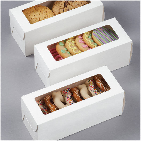 Wilton White Rectangle Treat Boxes, 3-Count