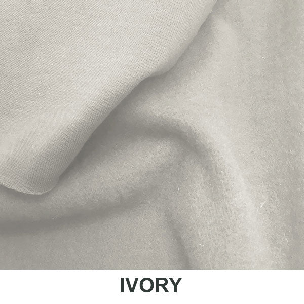 PRS Terry Brushed Fleece Polyester Fabric - Fleece, Multiple Colors