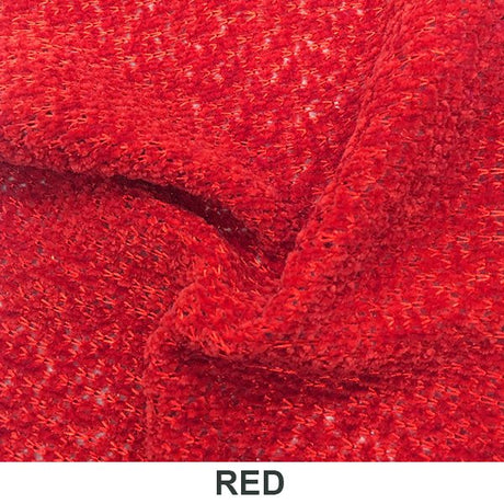 Chenille 440 Polyester Fabric - Solid, Multiple Colors