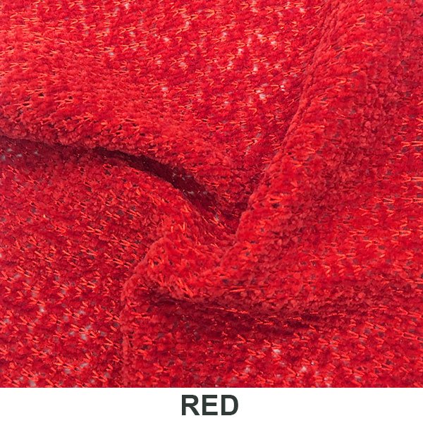 Chenille 440 Polyester Fabric - Solid, Multiple Colors