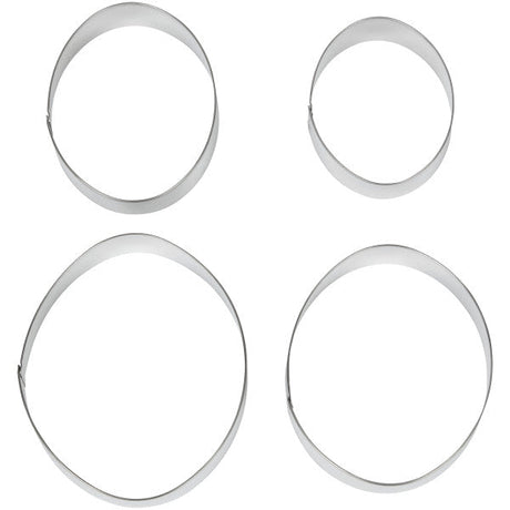 Wilton Nesting Oval Egg Cutters, 4-Piece