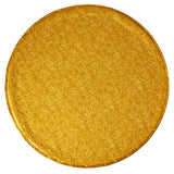 Gold Round Foil Cake Board – 10 Inch, 1/2 Inch Thick