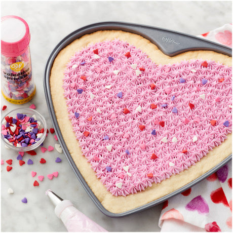 Wilton Confetti Valentine Heart Sprinkles, 3.4 oz.