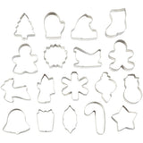 Wilton Christmas Cookie Cutters, 18-Piece Metal Set