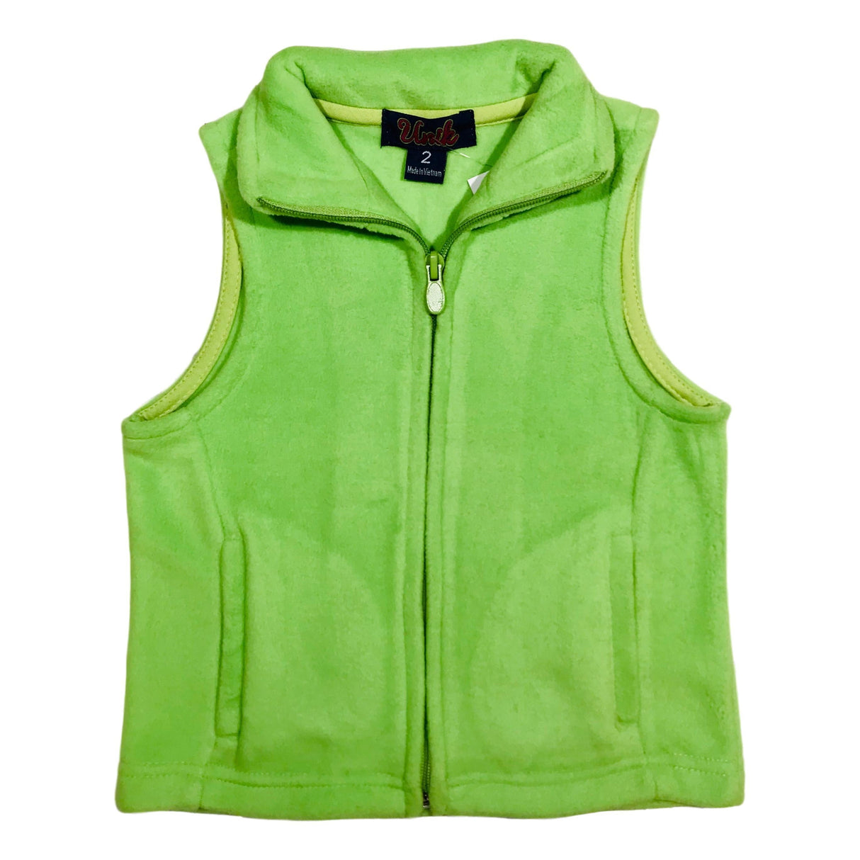 Kids Vest Fleece - Fleece Fabric, Light Weight, Assorted Colors, Vest (1 Piece)