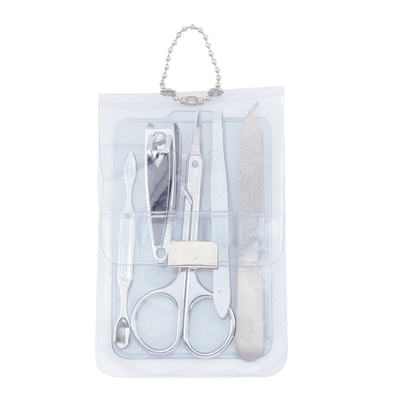 Translucent Five-Piece Manicure Pouch