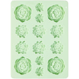 Wilton Silicone Succulents Candy Mold, 14-Cavity