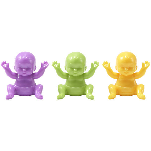 Baby Kings Cake for Mardi Gras King Cakes - 24 plastic Babies