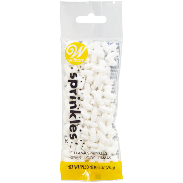 Wilton White Llama Sprinkles – 1 oz.