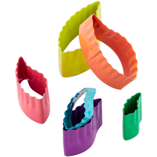 Wilton Leaf-Shaped Fondant Cut-Out Set, 6-Piece