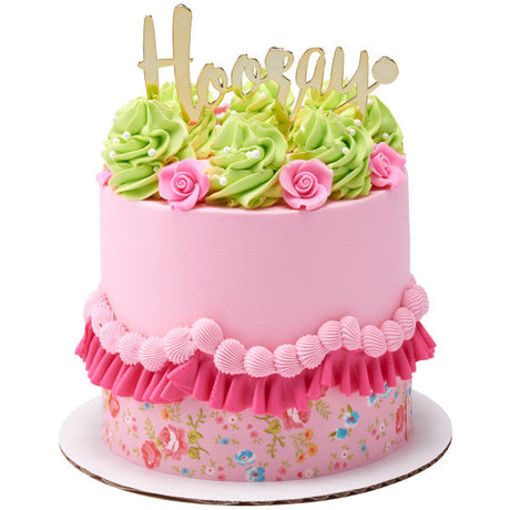 Pink 1" Rose Sugar Soft Premium Edible Decorations - 48 roses per order
