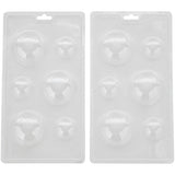 Wilton Valentine's Day Hot Cocoa Bomb Plastic Candy Mold, 6-Cavity