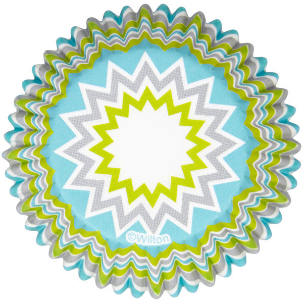 Wilton Chevron Cupcake Liners, 75-Count