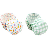 Wilton Easter Egg and Plaid Paper Spring Mini Cupcake Liners, 100-Count
