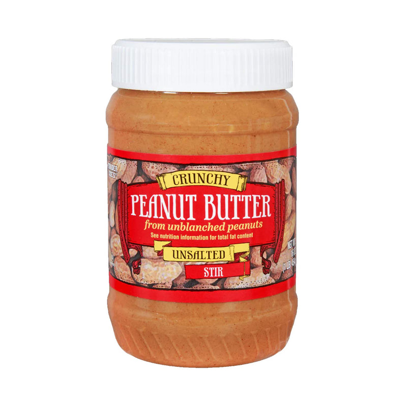 Crunchy Peanut Butter Unsalted 16 oz