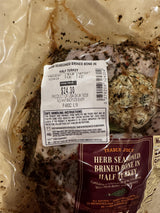 Herb Seasoned Brined Bone In Half Turkey - 1 Lb