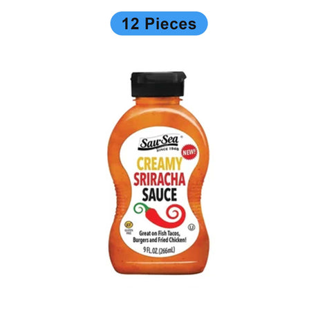 SAU-SEA CREAMY SRIRACHA SAUCE 9 OZ BOTTLE