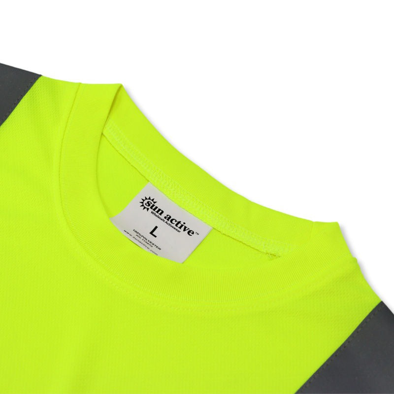 High Visibility Safety T-Shirt  10 pack 100% polyester