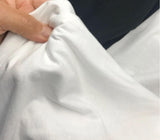100% Washed Cotton Jersey Fabric - Solid, 68/70" Width (1 Yard)