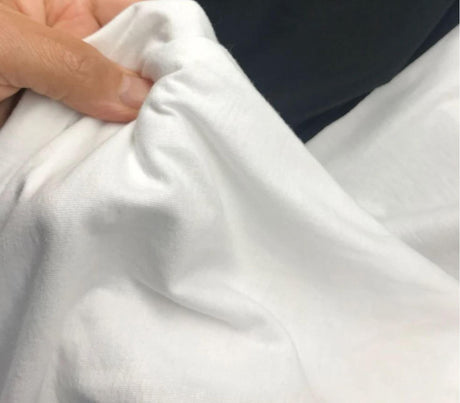 100% Washed Cotton Jersey Fabric - Solid, 68/70" Width (1 Yard)