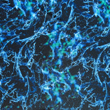 Swim Knit Waterburst Black Poly Spandex
