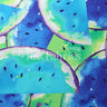 Watermelon Nylon Spandex Fabric - Fruit Print, Cool/Warm Combo, 58/60" Width (1 Yard)