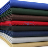 Waterproof Sun Repellent Polyester Canvas Fabric - Solid, 57/58" Width (1 Yard)