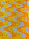 Wave Sequin Stretch Velvet Fabric - Wave Design, 54" Width (1 Yard)