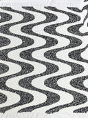 Wave Sequin Stretch Velvet Fabric - Wave Design, 54" Width (1 Yard)