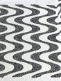 Wave Sequin Stretch Velvet Fabric - Wave Design, 54" Width (1 Yard)