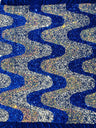 Wave Sequin Stretch Velvet Fabric - Wave Design, 54" Width (1 Yard)