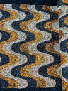 Wave Sequin Stretch Velvet Fabric - Wave Design, 54" Width (1 Yard)