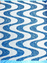 Wave Sequin Stretch Velvet Fabric - Wave Design, 54" Width (1 Yard)