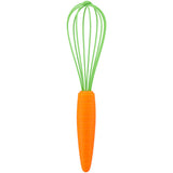 Wilton Carrot-Shaped Easter Metal Whisk with Plastic Handle