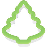 Wilton Comfort Grip Large Plastic Christmas Tree Cookie Cutter, 3.35-Inch