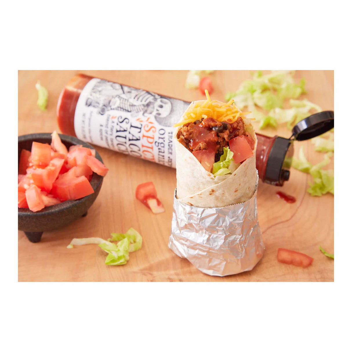 Organic Spicy Taco Sauce – Tangy, Savory & Spicy Organic Mexican-Style Sauce