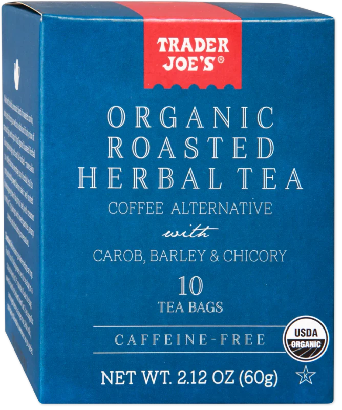 Organic Roasted Herbal Tea 10 Bags Caffeine Free Full Flavor