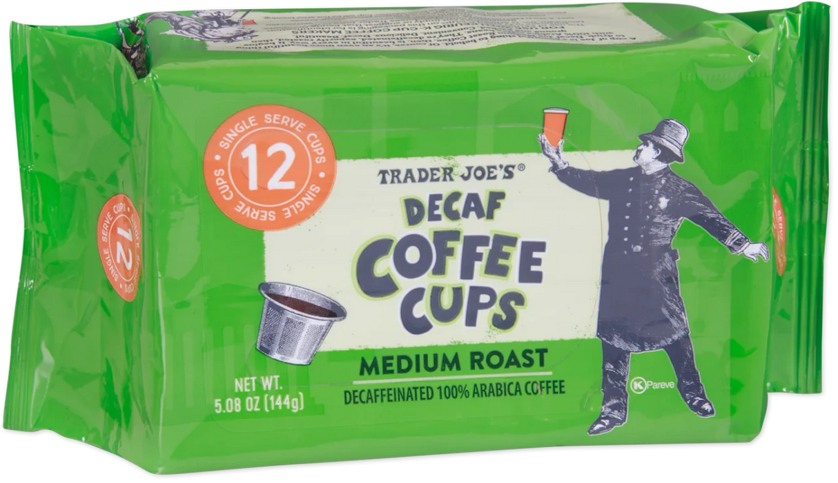 Decaf Coffee Cups Single Serve Arabica Coffee Pods 5.08 Oz