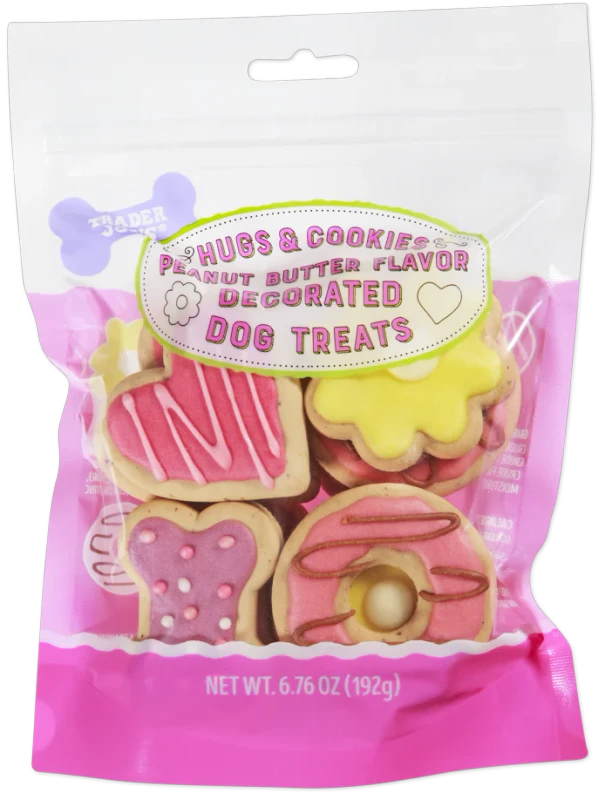 Peanut Butter Dog Treats 6.76 Oz Decorated Fun Snack